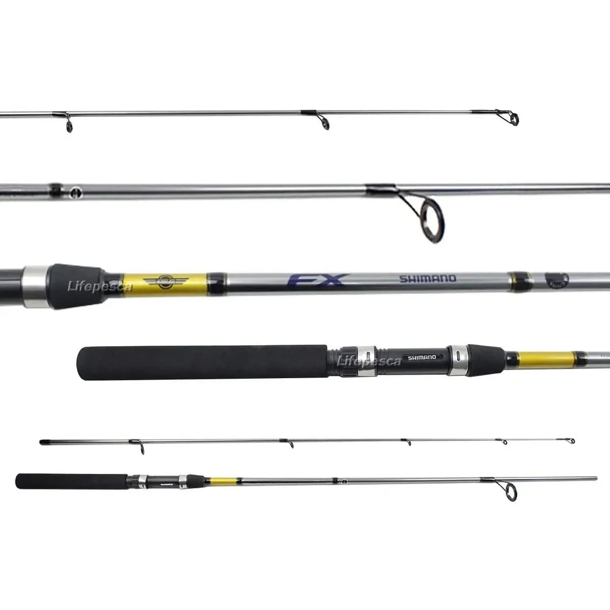 Vara Para Molinete  Shimano Fx (1,82m) 6-14lbs - 2 Partes