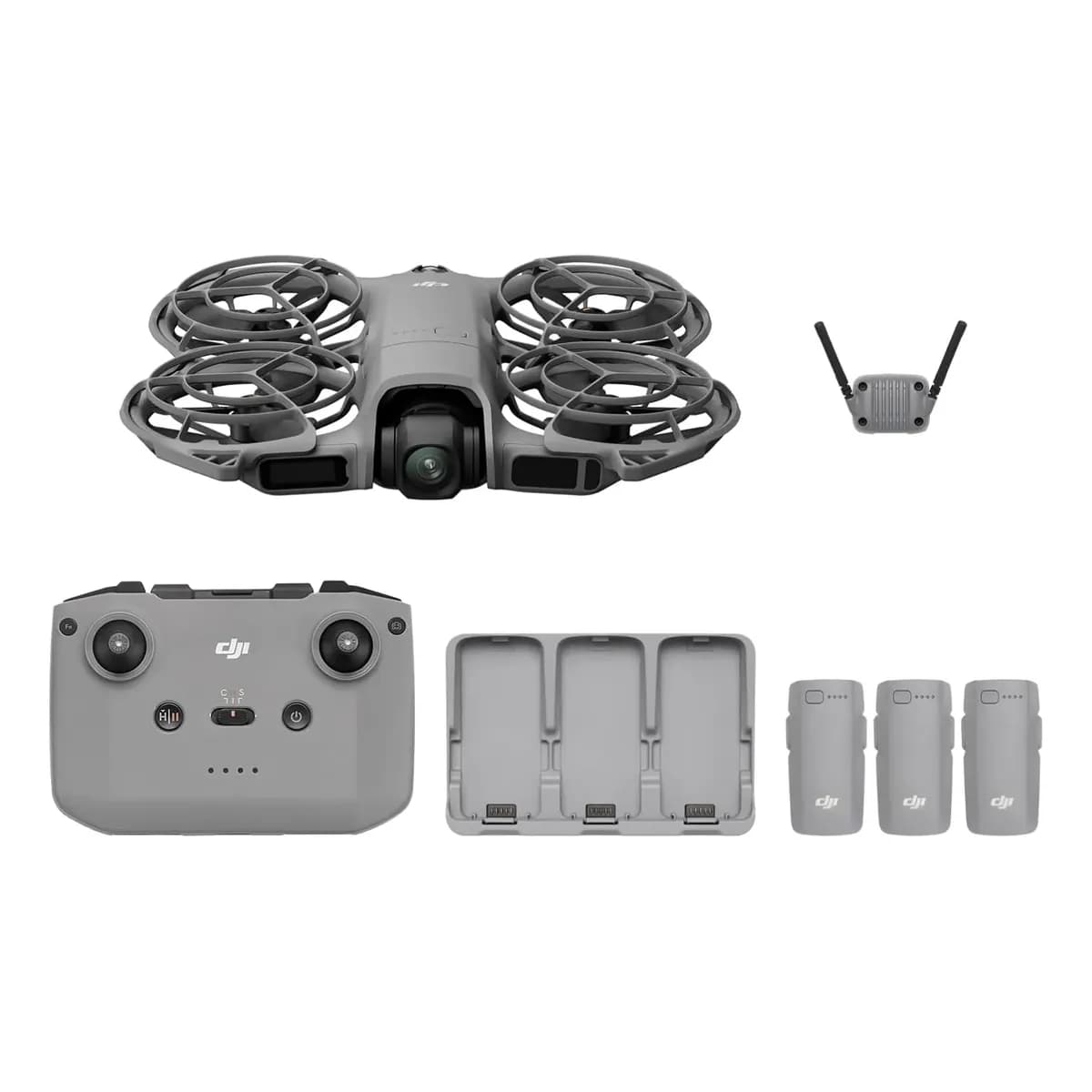 Drone Dji Neo 2 Fly More Com Controle 3 Baterias Carregador
