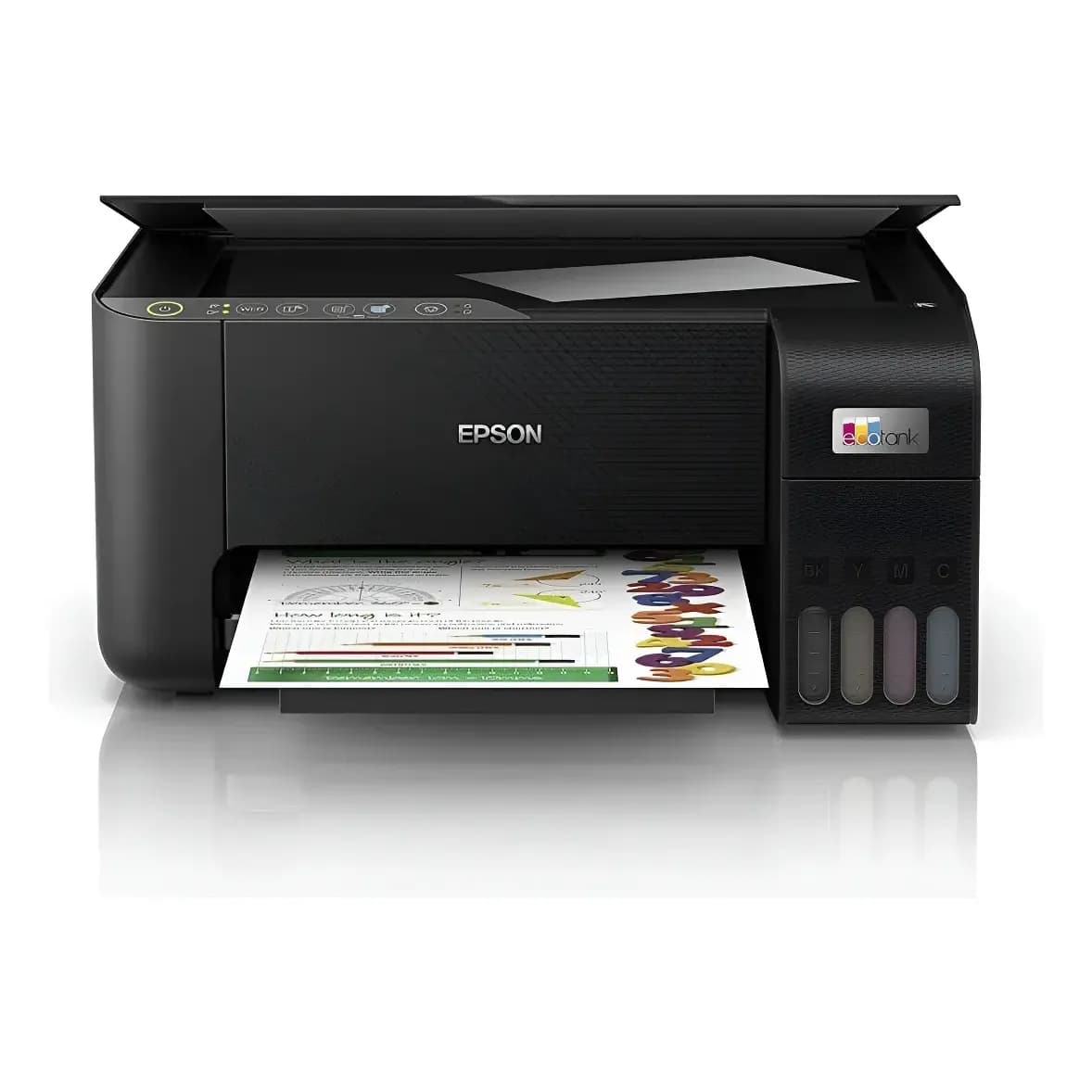 Impressora Multifuncional Cor Epson Ecotank L3250 127v Preto 127/220v