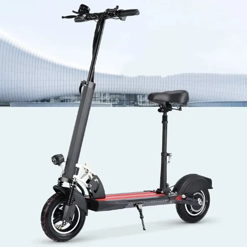 Patinete Elétrico 800w 48v 10a Adulto Com Banco Motorizado Preto