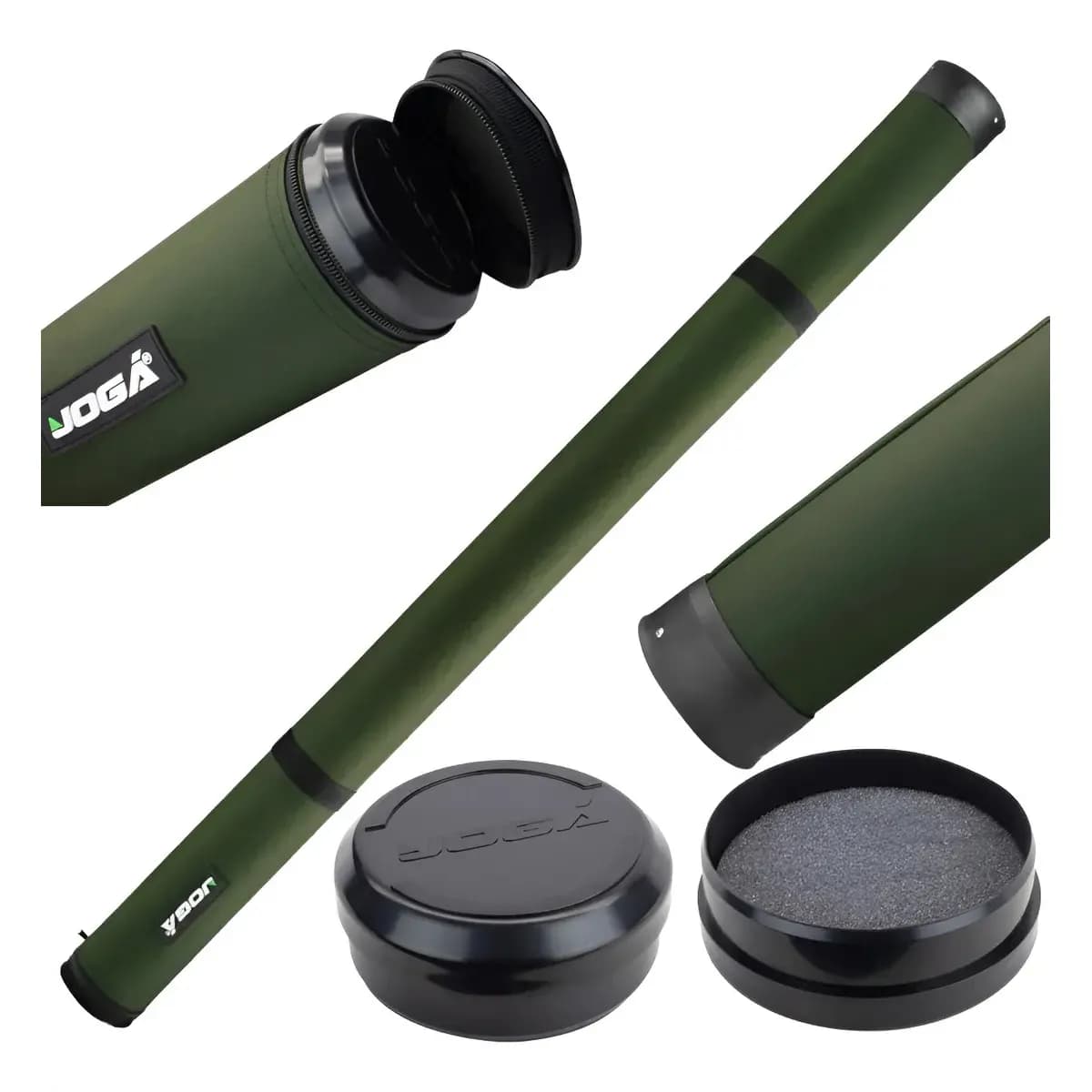 Porta Varas Tubo Jogá Explorer Rígido Resistente 1,50 Metros Cor Verde