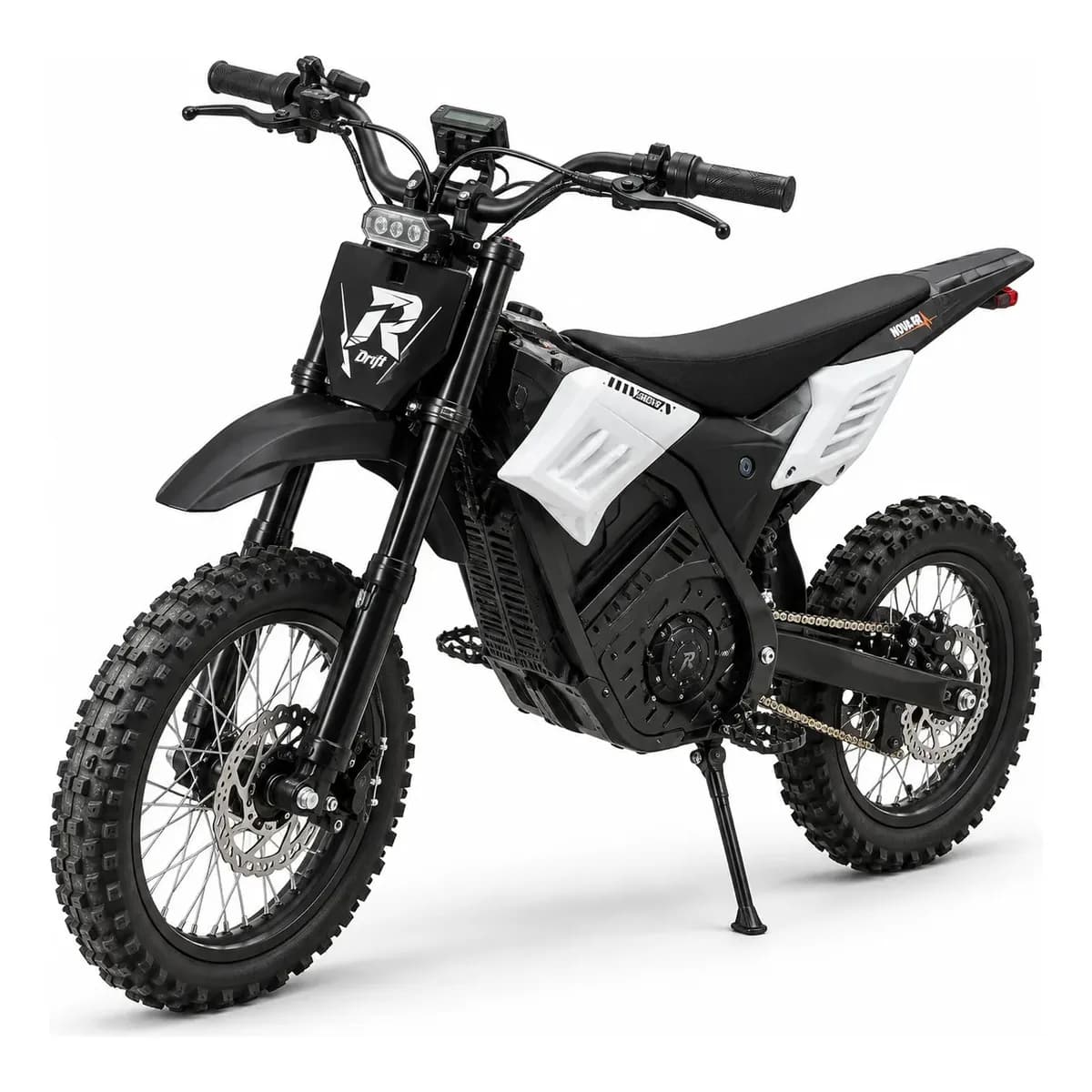 Mini Moto Elétrica Dirt Bike Q1 2000w 67,2v Off Road Potente Preto