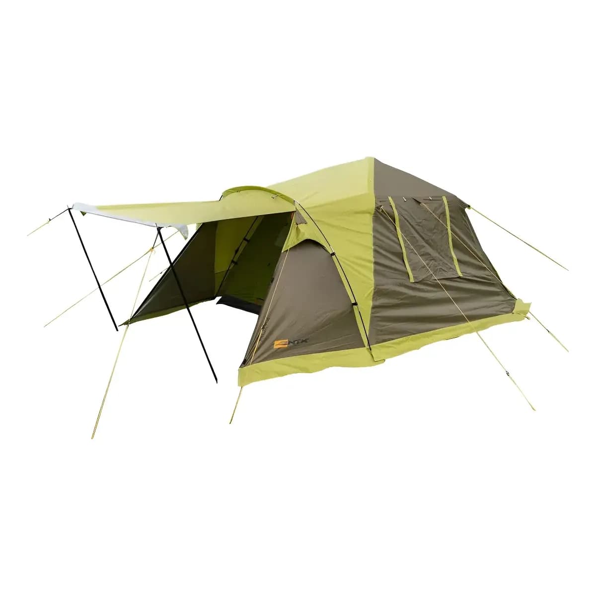 Barraca De Camping NTK Proxy Para 4 Pessoas Com Coluna D'água de 2000mm Verde Nautika
