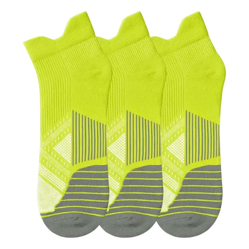 Kit 3 Pares Meias Af Corrida Esportiva Poliamida Antifricção