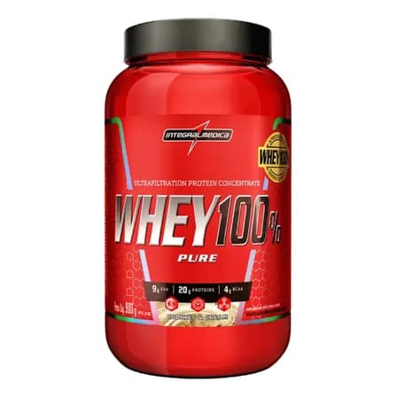 Whey 100% Pure Pote 900g Integralmédica Cookies & Cream