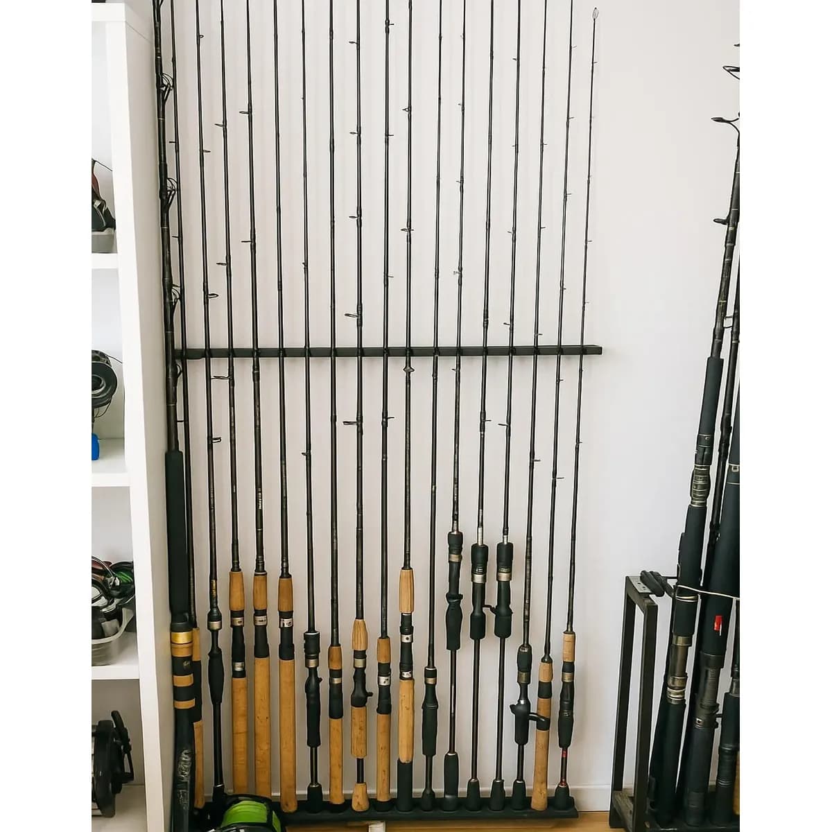 Suporte De Varas De  Pesca Organizador 16 Un Stick Rack