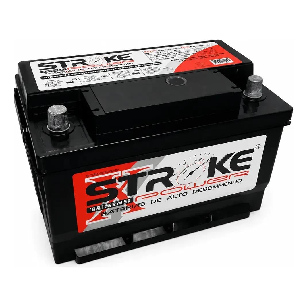 Bateria Painel Solar Estacionaria Stroke Power 90ah Som Automotivo