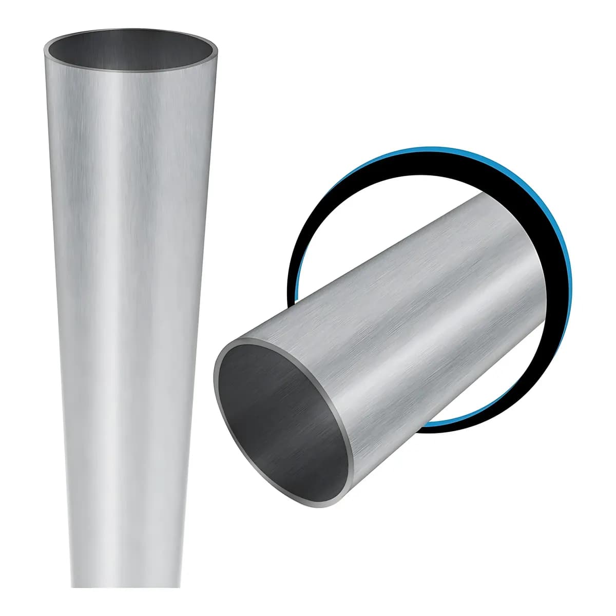 3 Tubo Aluminio Reposição 1,50 Mt Remo Caiaque Voadeira Bote