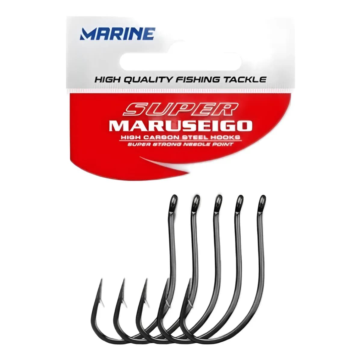 Anzol Marine Sports Super Maruseigo N°24 Aço Carbono 15 Peças