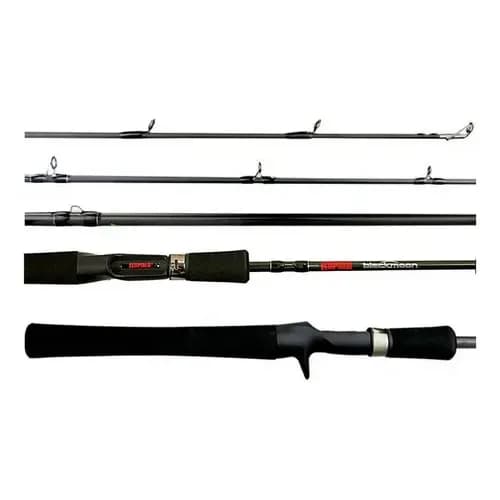Vara Rapala Blackmoon Rabm56cmh 10-20lb 5´6 1,68m Carretilha