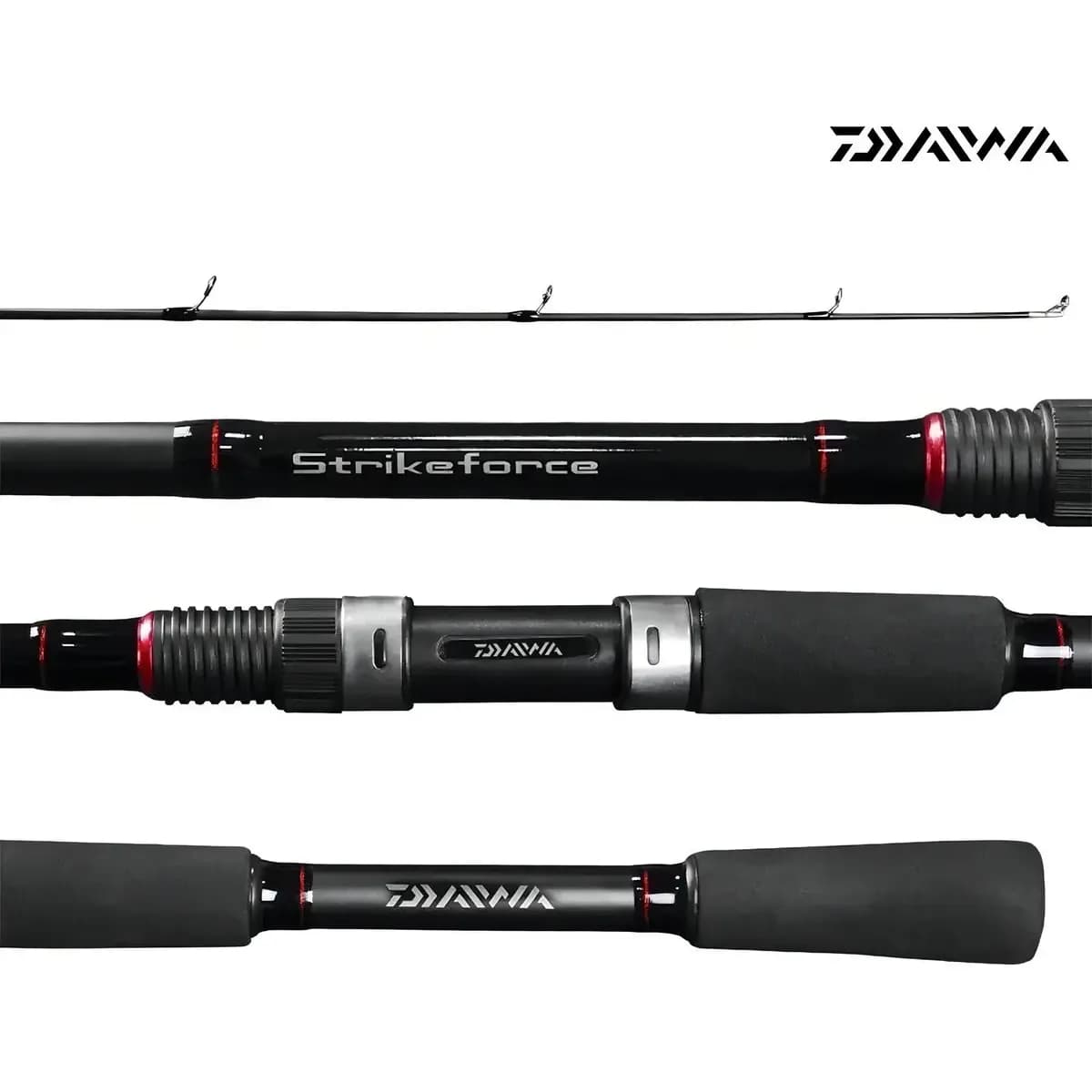 Vara de Pesca Molinete Daiwa Strikeforce 1,83m 12-25lbs 2 Partes