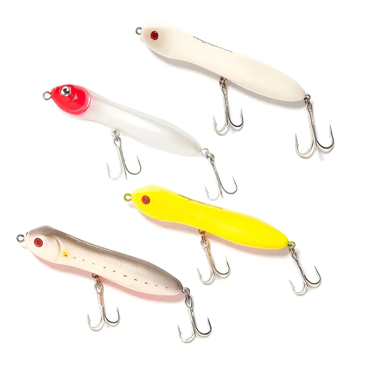 Kit 4 Iscas Artificiais Zarinha 80 Baby Nelson Nakamura 9g