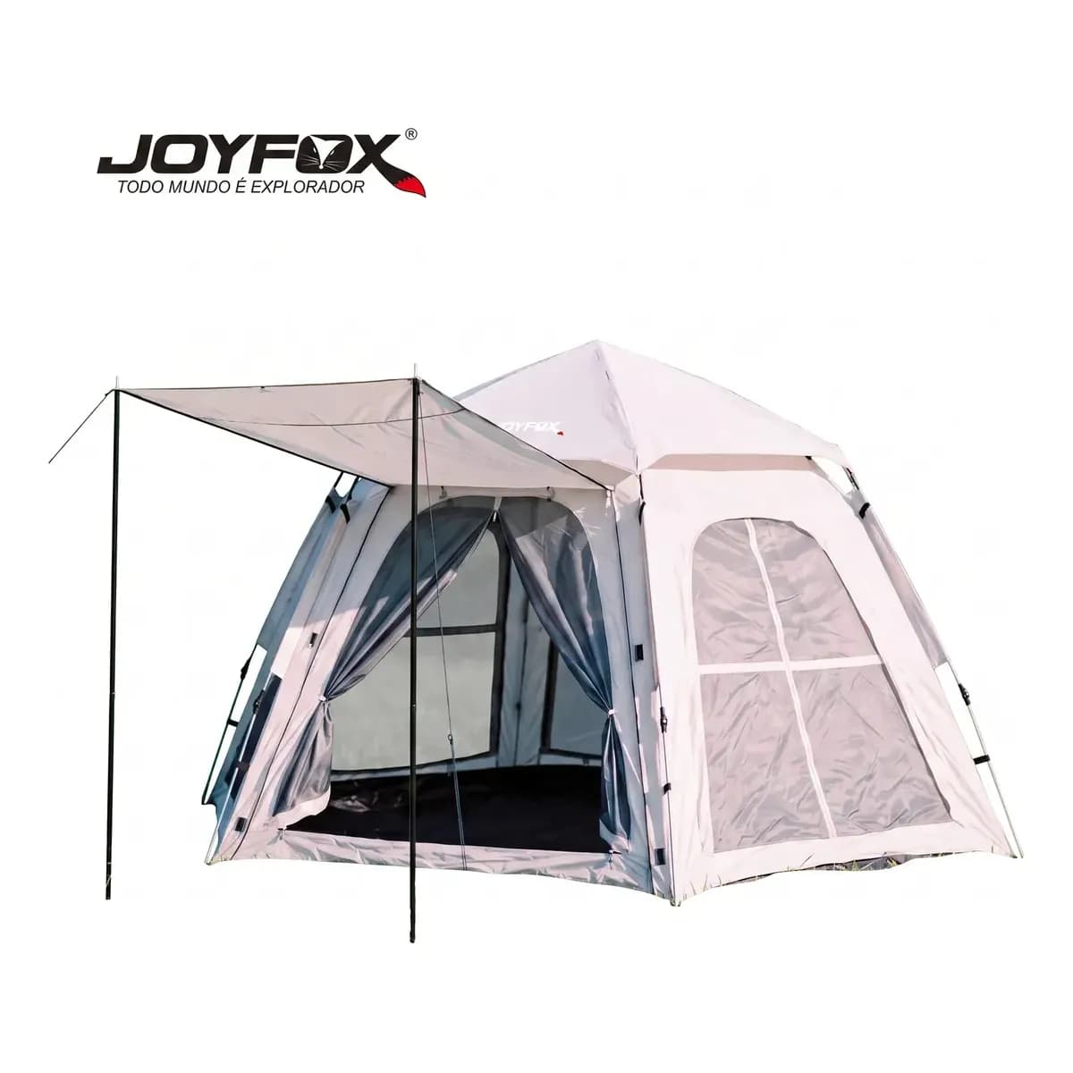 publi | Barraca Pop Up Joyfox J-923 para 6 Pessoas Impermeável 2000mm Auto-armável