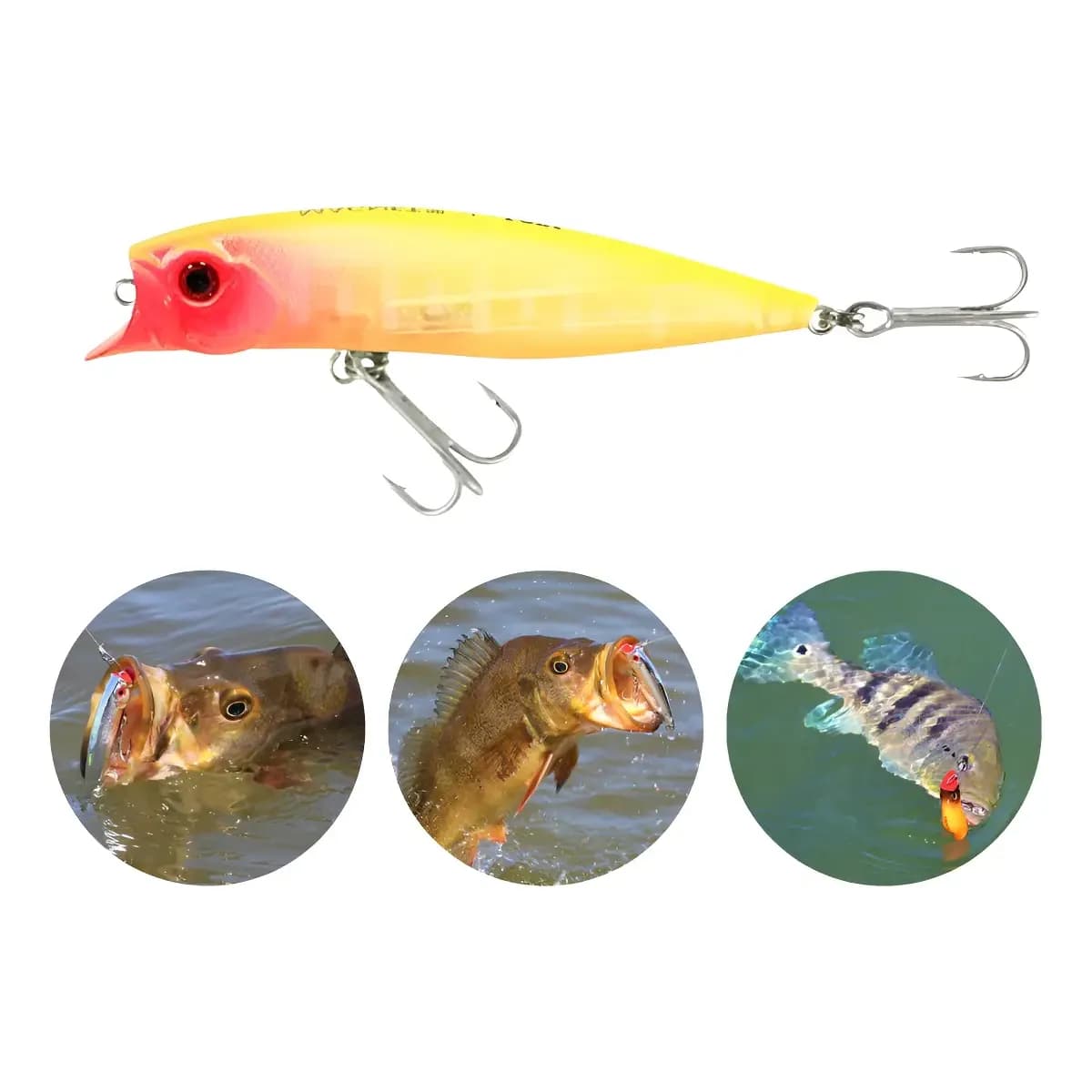 Isca Artificial Lori Fishing Magnet 90 Sub Superfície 9cm  11g Tucunaré