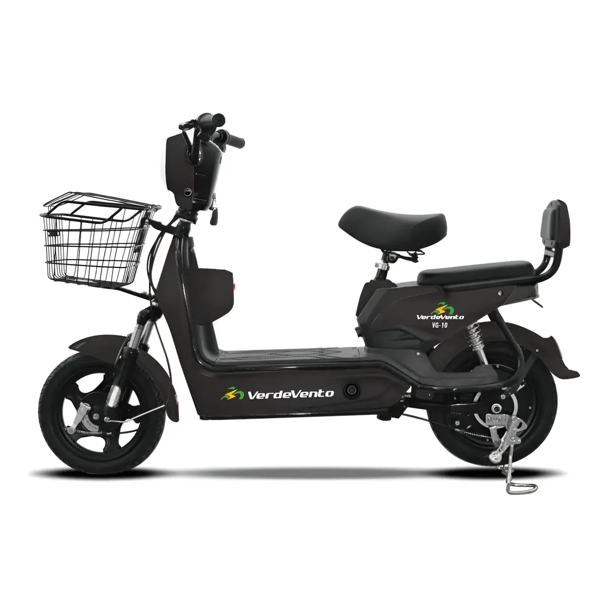 Verdevento Bicicleta Moto Elétrica 750w 60v 20ah Scooter Preto