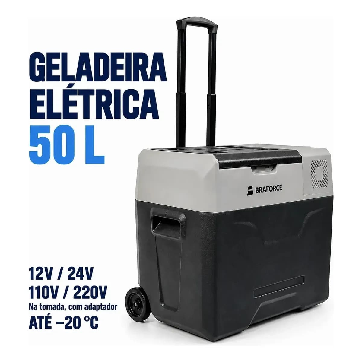 Geladeira/freezer 50l -20c Quadrivolt 110v/220v/12v/24v
