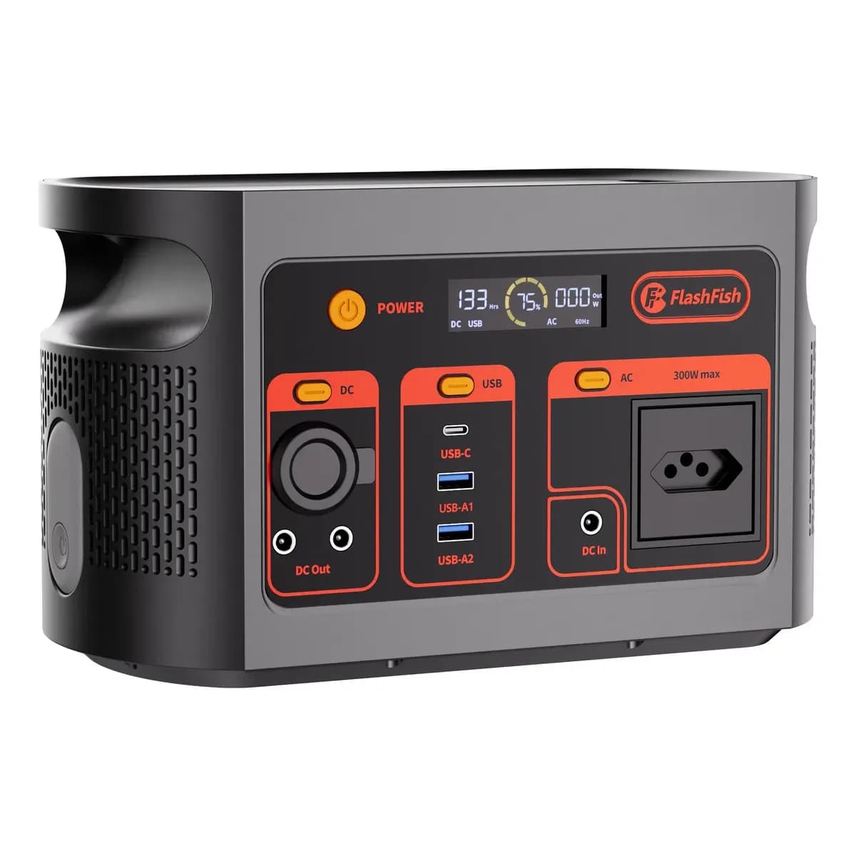 Flashfish 300w Solar Gerador Ups Bateria Estação De Energia