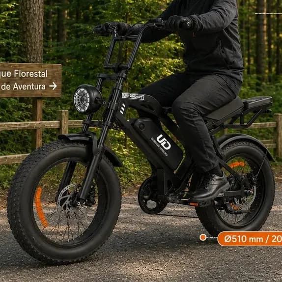 Bicicleta Elétrica URBANDRIFT ATV20 1500W e Bateria 48V