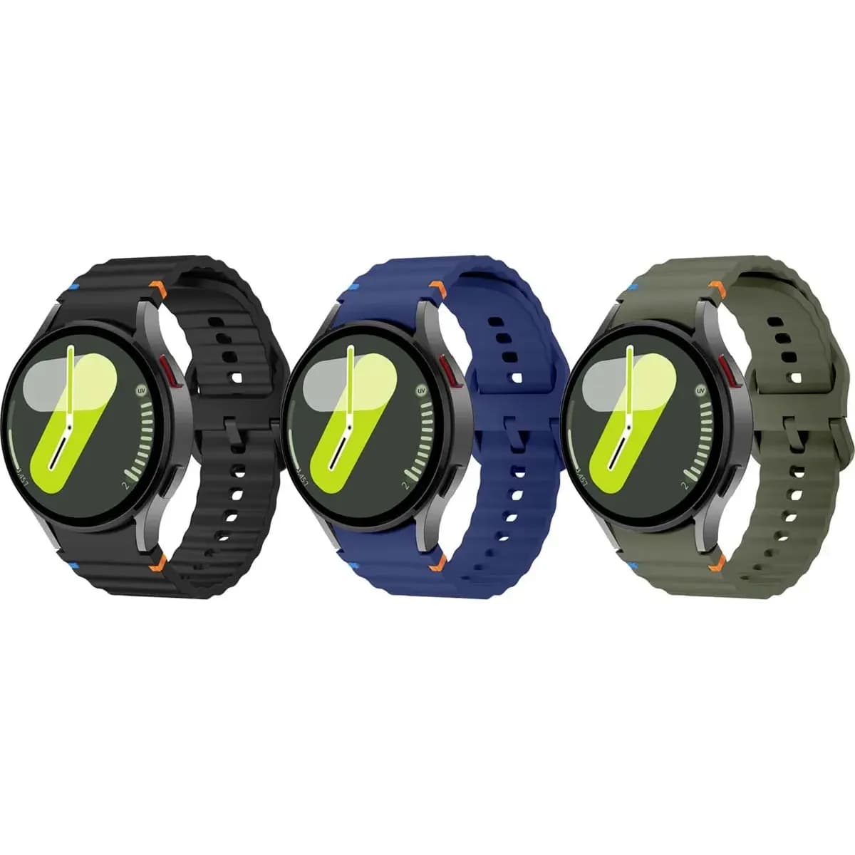 3 Pulseira Para Samsung Galaxy Watch 7 44mm 40mm Fe 6 5 4