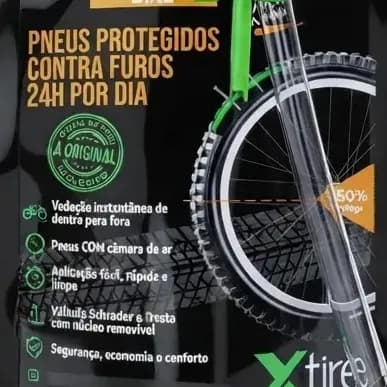 Selante De Pneu Xtire Bike: Vacina Anti Furo Com Câmara, 350 mL