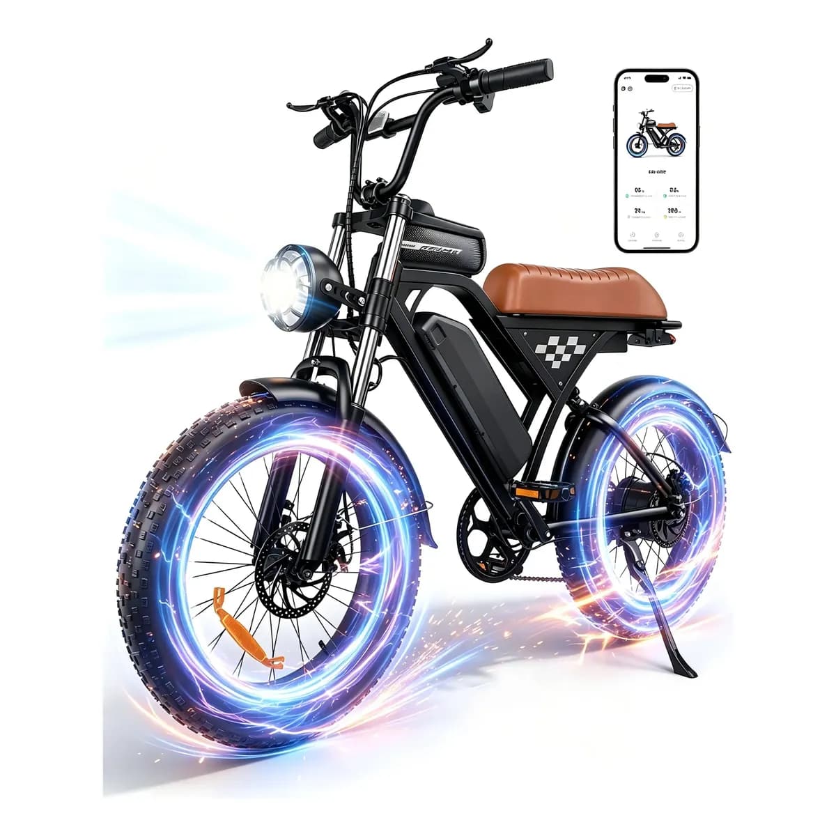 Bicicleta Elétrica Adultos Xroymexroy Eb5max 50km/h 1000wapp Preto