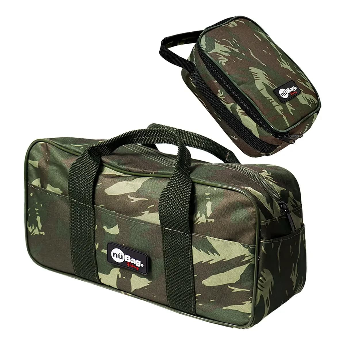 Kit Bolsa Para Pesca + Estojo Porta Carretilhas Divisória