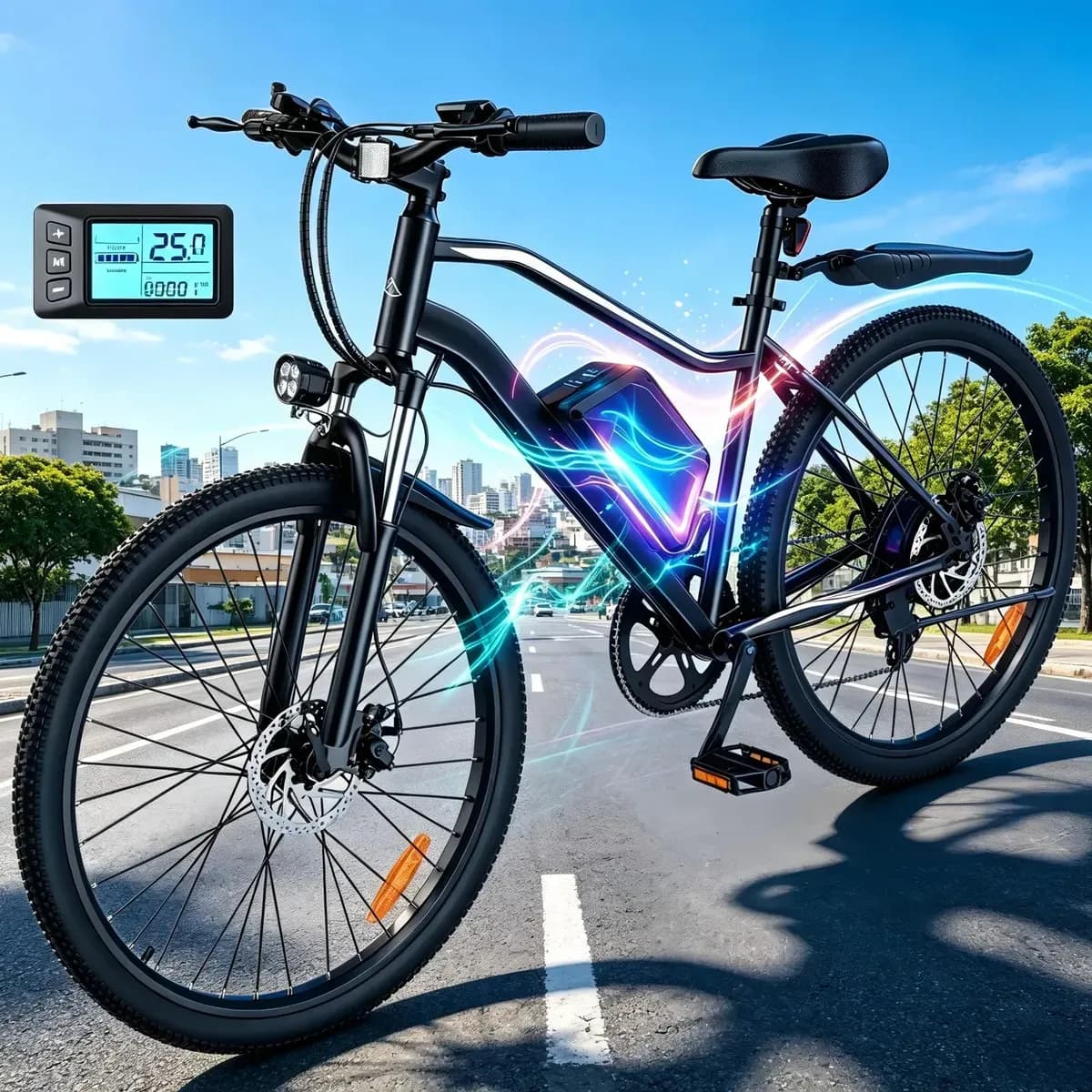 Bicicleta Elétrica Xroymexroy EB3-C com Motor de 750W