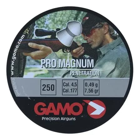 Munição Chumbinhos 4.5 Penetração Gamo Pro Magnum .177 250un
