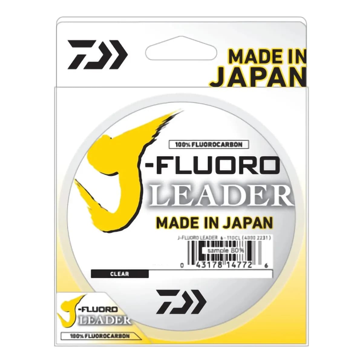 Linha De Pesca Daiwa J-fluoro Fluorocarbon Leader 15 Lb/100