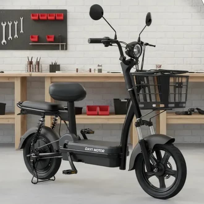 Bicicleta Elétrica Gts Mini Scooter Elétrica Gts 500w Preto