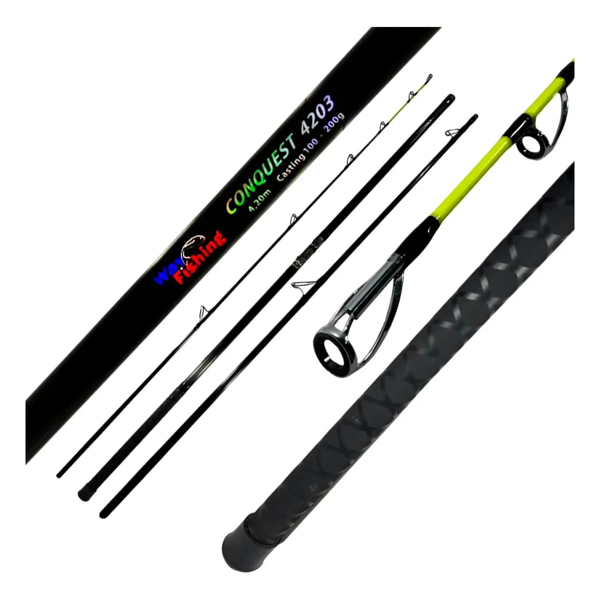 Vara Pesca Way Fishing Conquest 4203 Praia Costão 4,20m 3pts