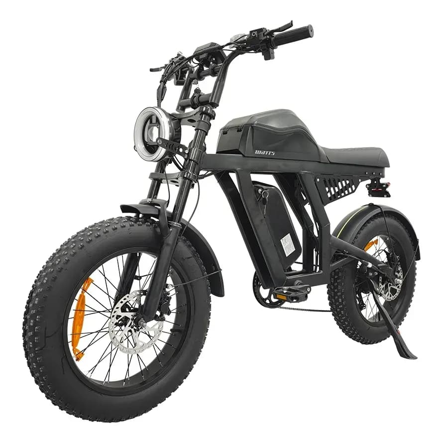 Bicicleta Elétrica Watts Bw4 1000w Bateria Removível Preto 20