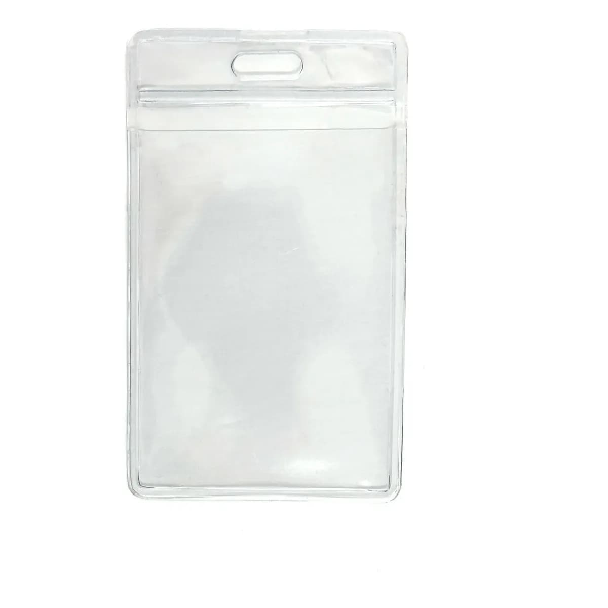 Porta Crachá Bolsa Plástica Pvc Transparente - 50 Unidades