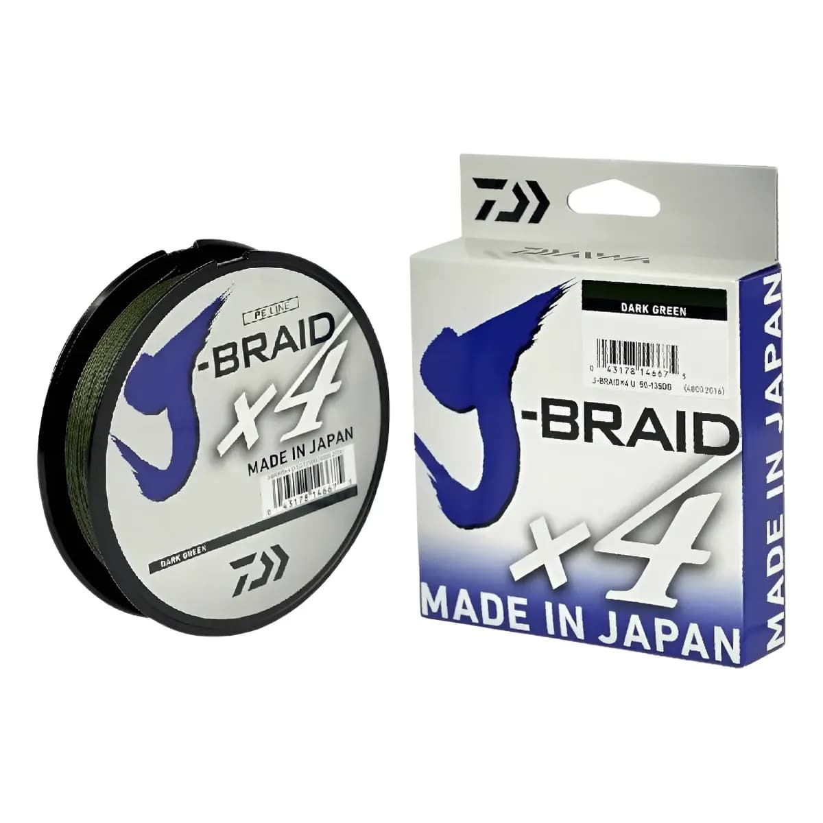 Linha Multifilamento Daiwa J-braid X4 270m Diversas Bitolas