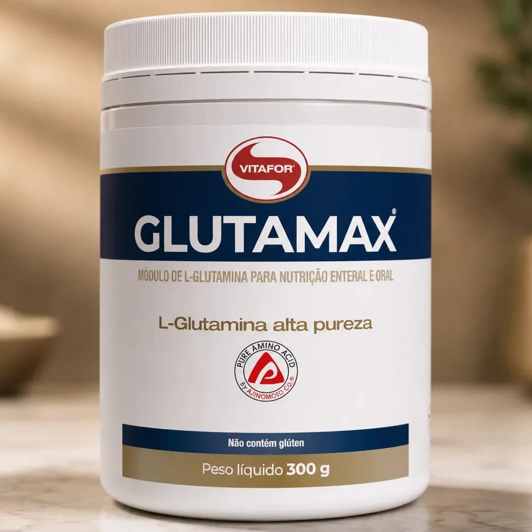 Glutamina Glutamax Vitafor 300g 100% Pura