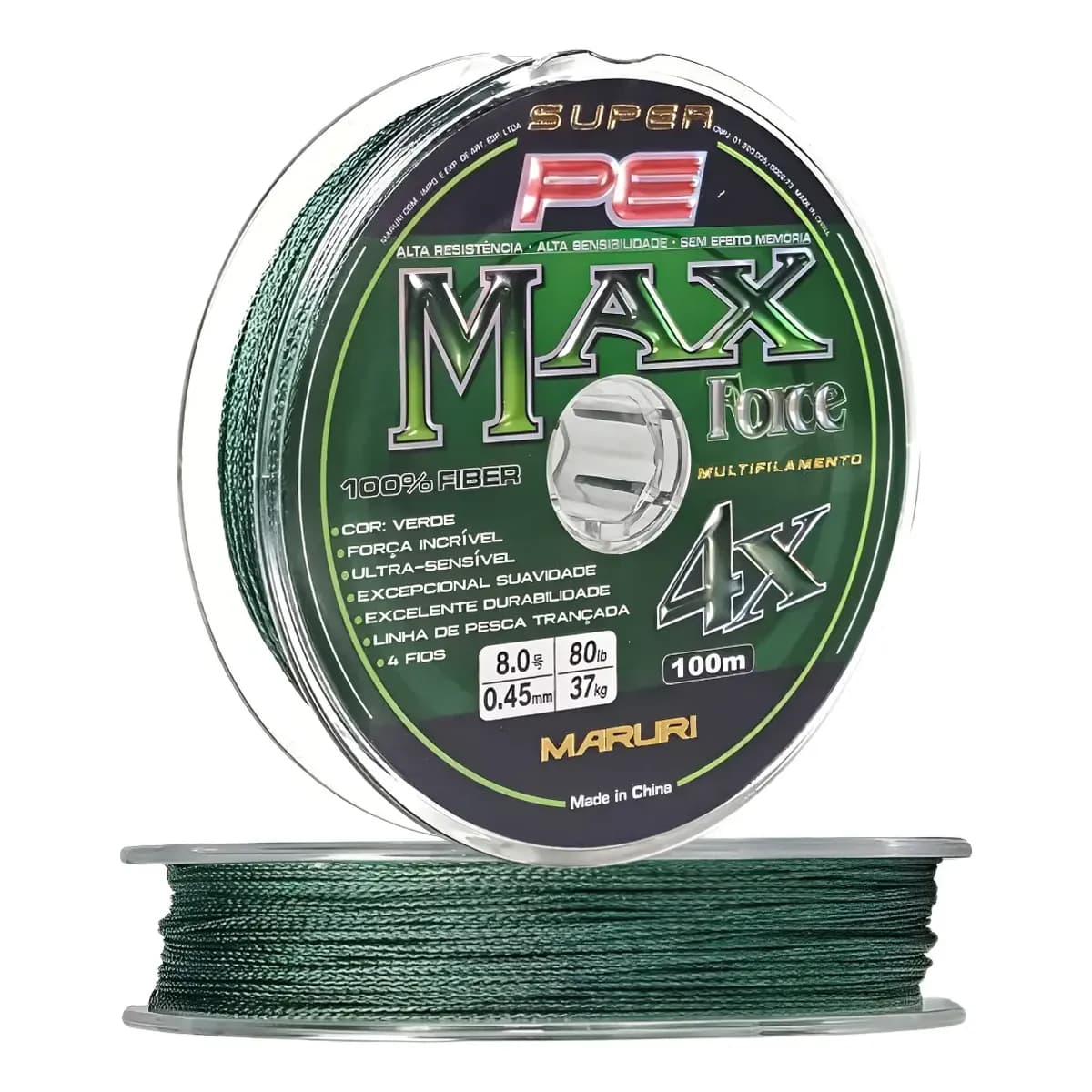 Maruri Max Force 4x (4Fio) Pe Linha Multifilamento 100m