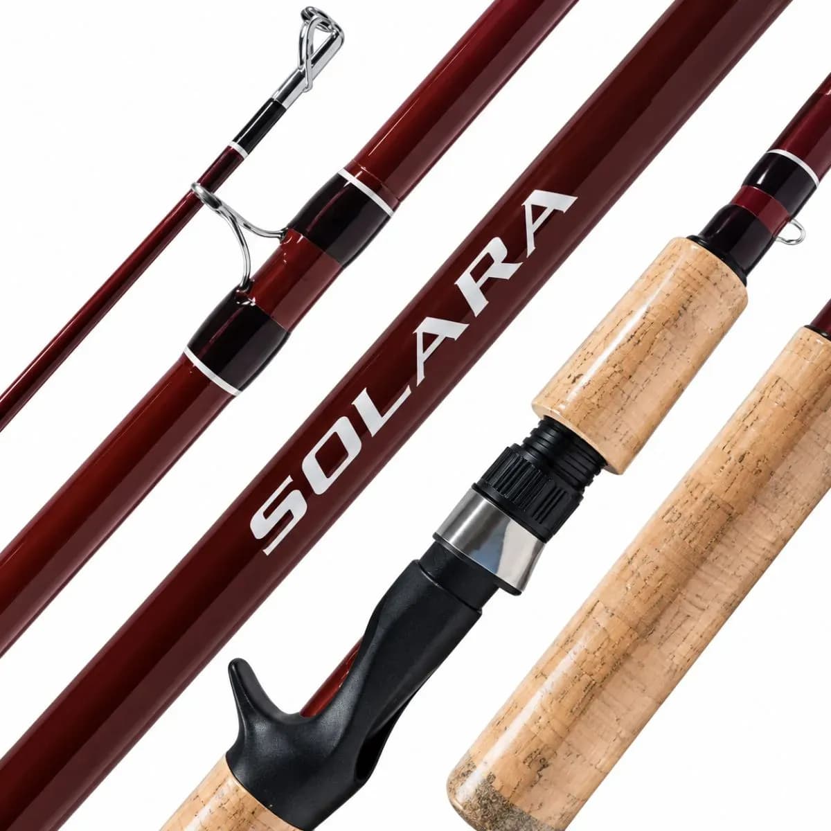Vara De Pesca Carretilha Shimano Solara 1,98m 17lbs 2 Partes