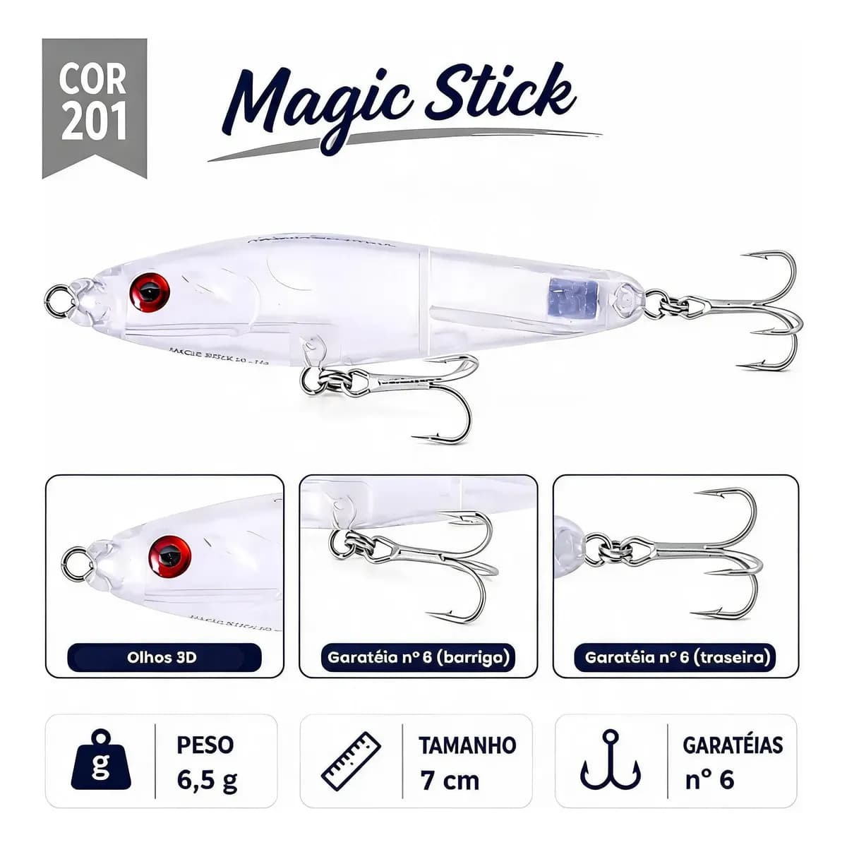 Isca Magic Stick 70 Do Nelson Nakamura Artificial Stick 7cm