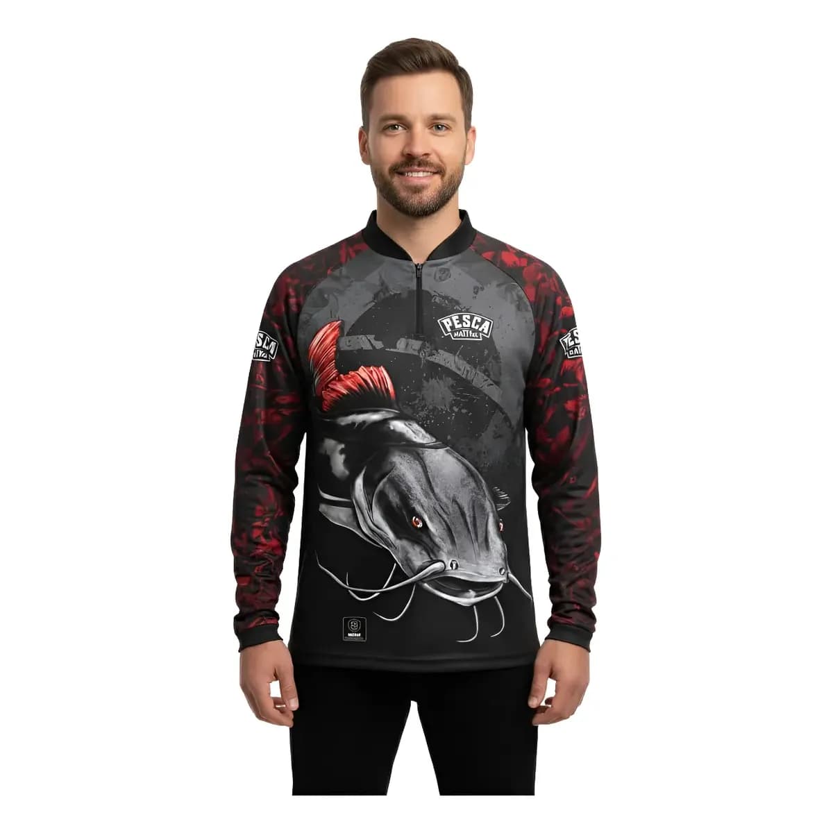 Camiseta Camisa Blusa De Pesca Pirarara Com Proteção Uv50