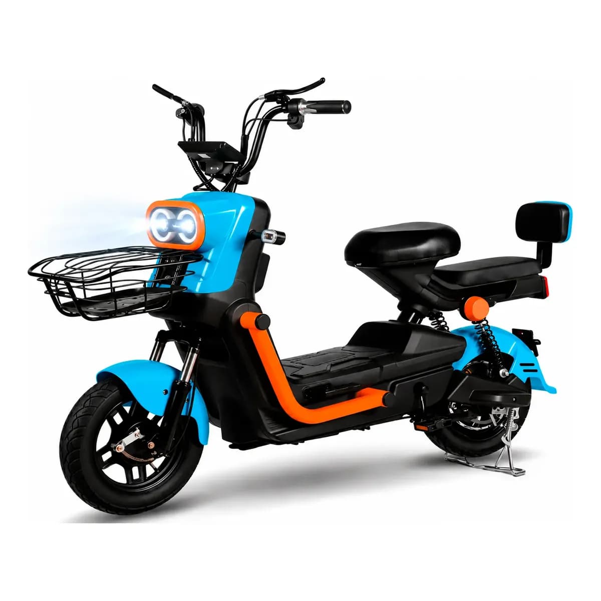 Bicicleta Elétrica Scooter Bikelete 550w 20ah Trava Alarme Azul