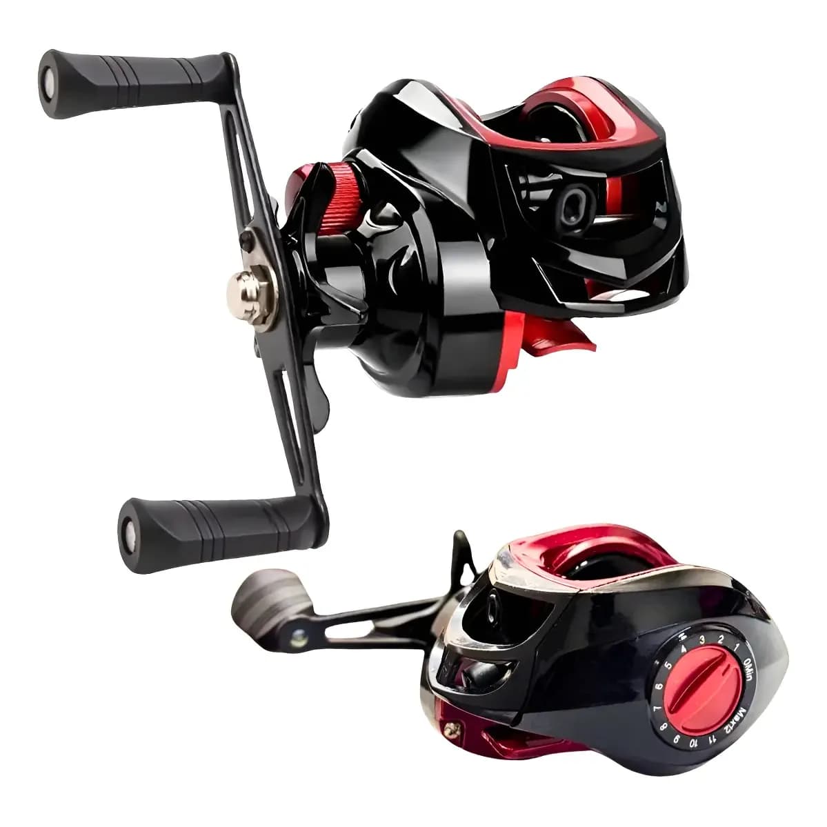 Carretilha Perfil Baixo 8.1:1 Staco 19 Rolamentos Drag  8kg