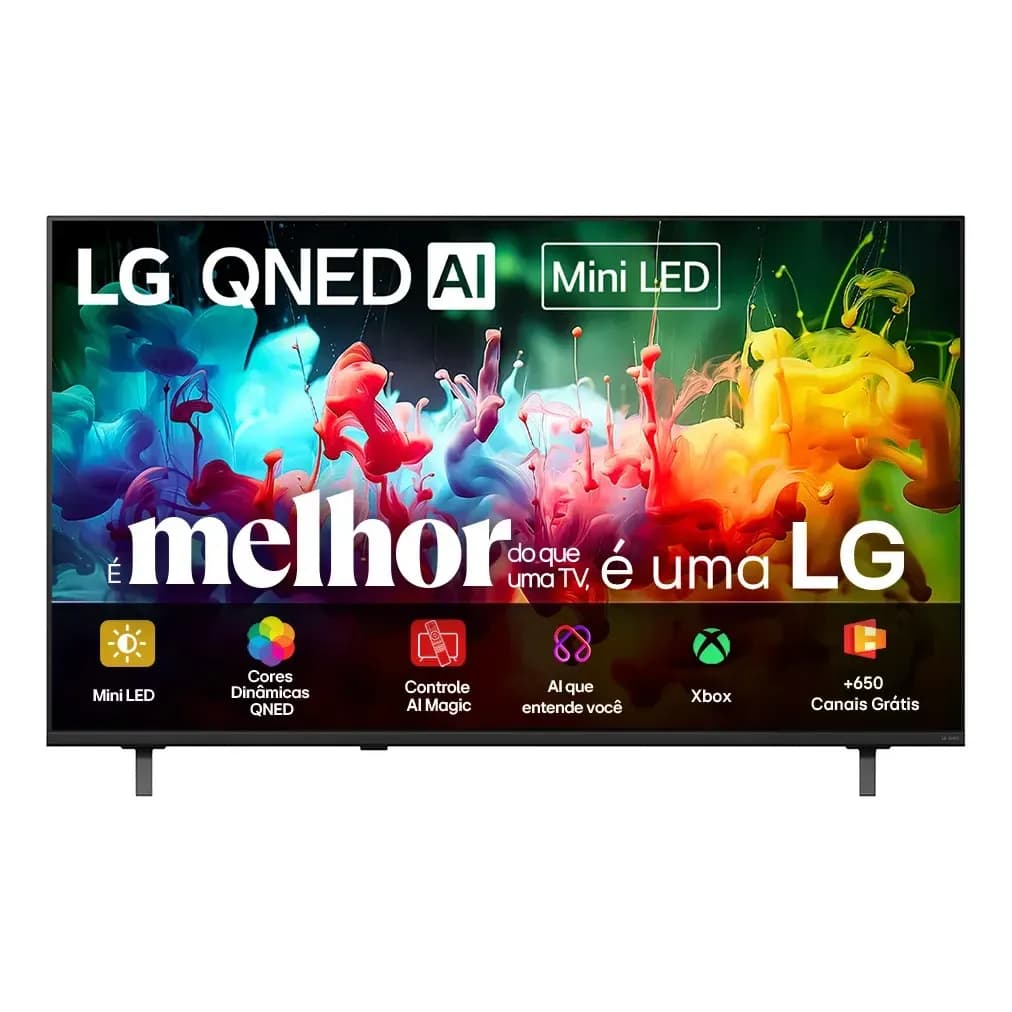 Smart TV 4K 85" LG QNED Mini LED AI QNED70 2026