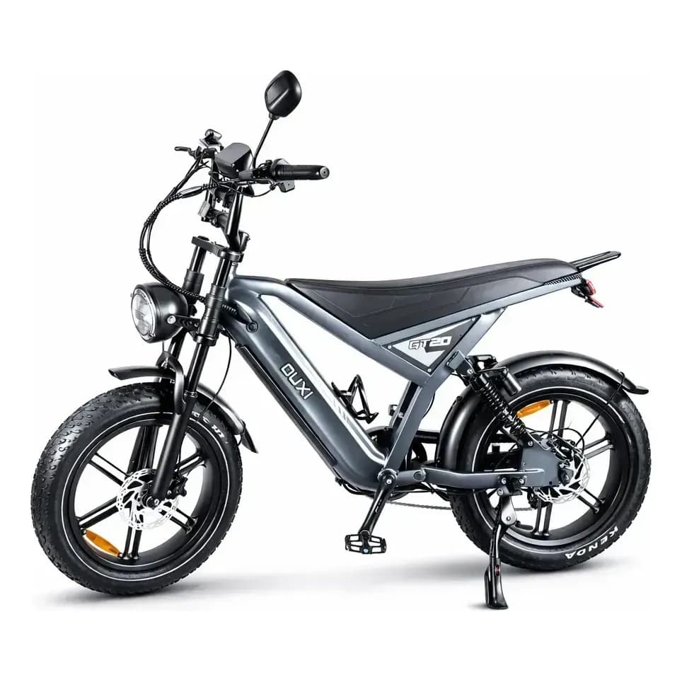 Bicicleta Elétrica Ouxi Gt20 1000w Susp. Freio Hidráulico 7v Cinza 20