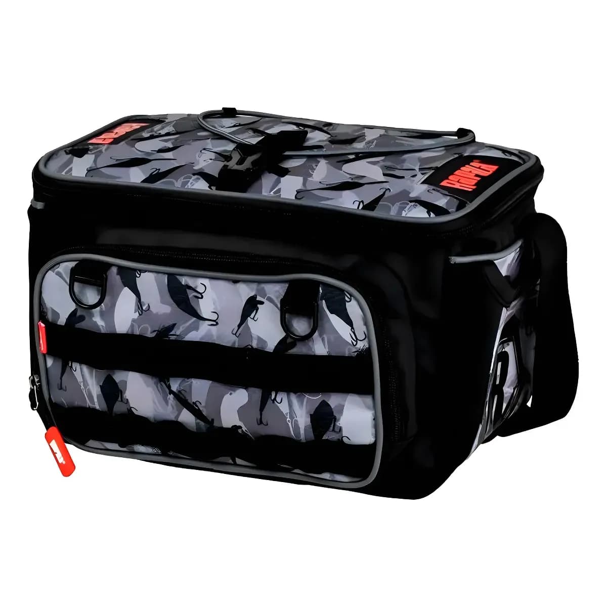 publi | Mochila Passeio Impermeável Jogá Rapala Lurecamo Preto Zíper YKK
