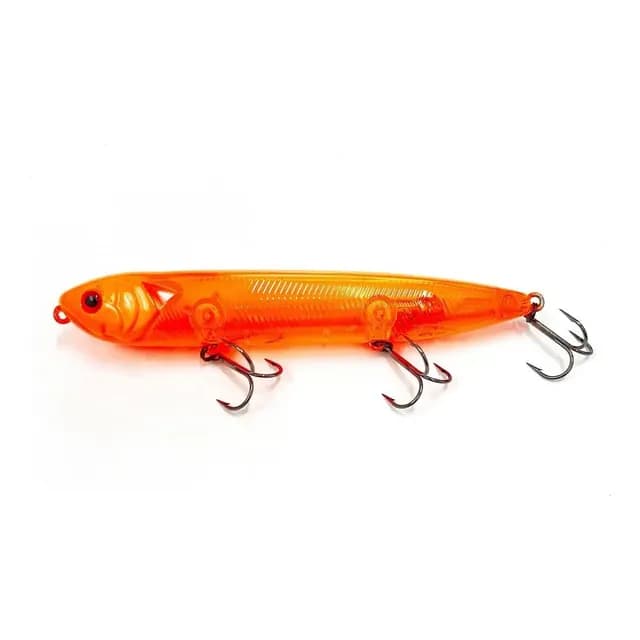 Isca Artificial Jackall Bowstick 130 Cor Orange Clear