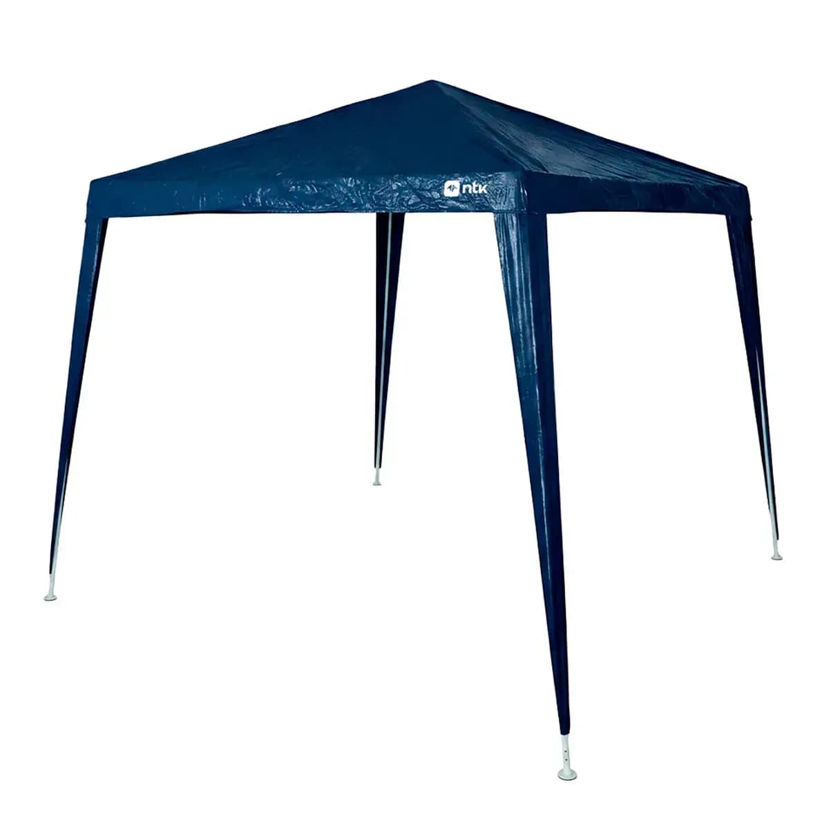 Tenda Gazebo Camp 3x3 Dobrável Estrutura Em Aço Azul - Ntk