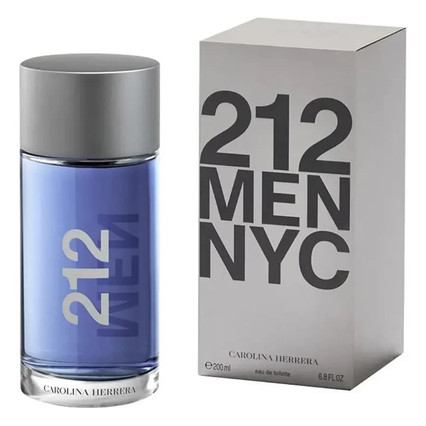 Parcelado] 212 Men Nyc Carolina Herrera - Perfume Eau De Toilette 200ml