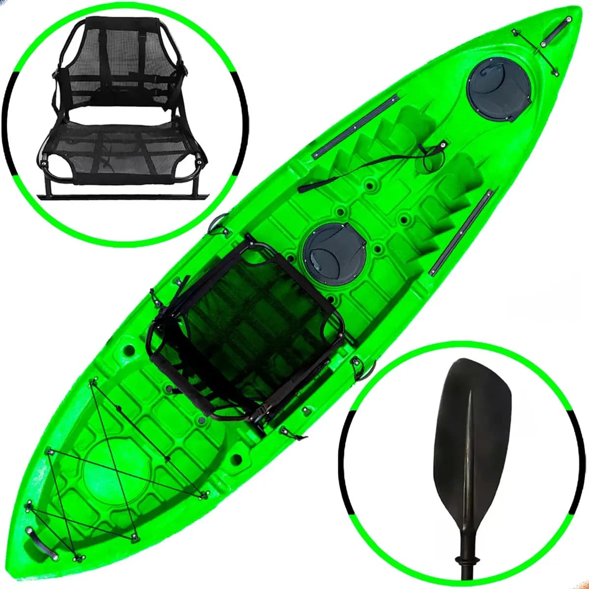 Caiaque Pesca Caiman 100 Hidro2eko Cadeira Remo