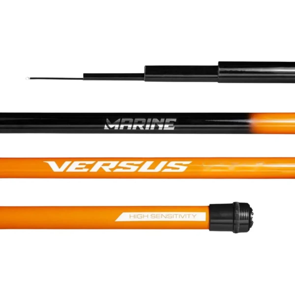 Vara Telescópica Pesca De Mão Marine Sports Versus 3m A 6m Laranja 4 Metros