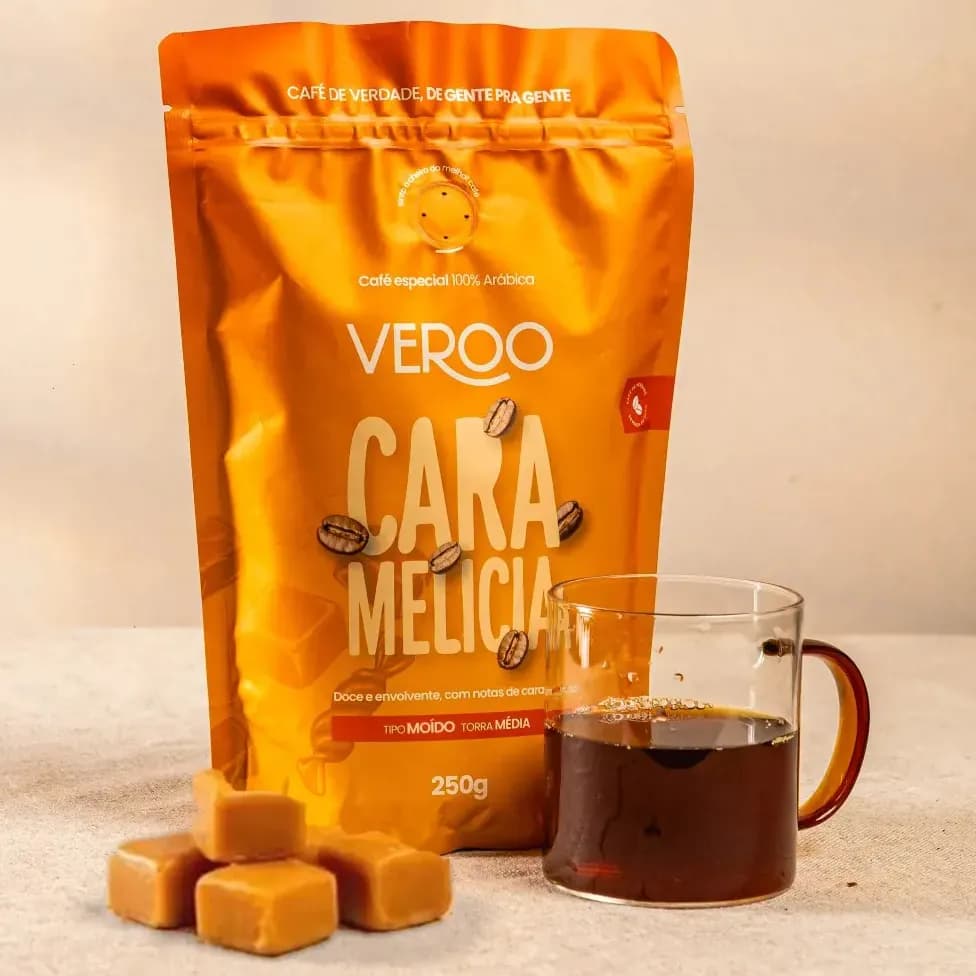 Café Especial Veroo Caramelicia Torra Média Moído 250g